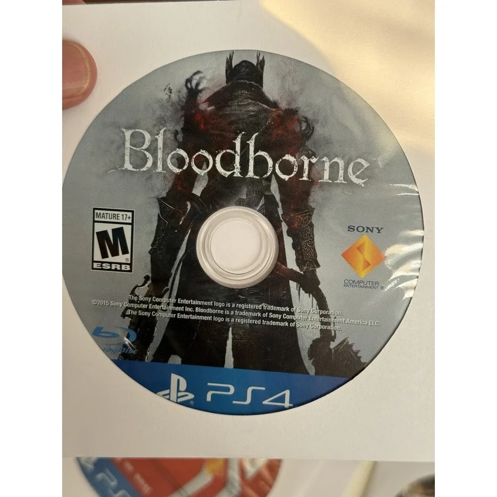 PS4 Games Disc Only Lot Of 6, Spider-Man , Bloodborne, Star ocean , Etc